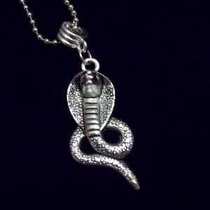 EGYPTIAN KING COBRA Ball Chain Necklace